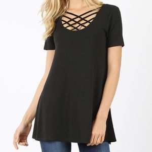 Lattice Shirt - Black